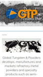 Mobile Screenshot of globaltungsten.com